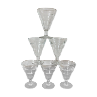 Set of 6 glasses bistro Duralex