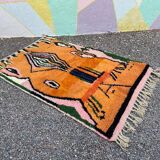 Moroccan orange rug- Berber Rug 150/250cm