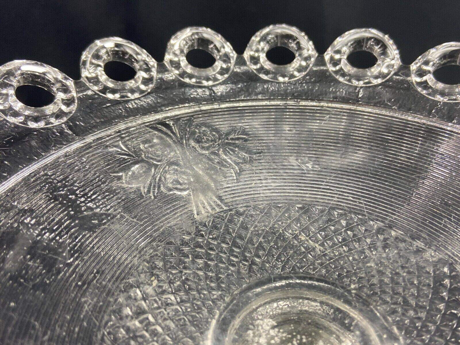 Cup on Vierzon glass pedestal, early 20th century