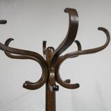 Baumann parrot coat rack 1970 dark oak