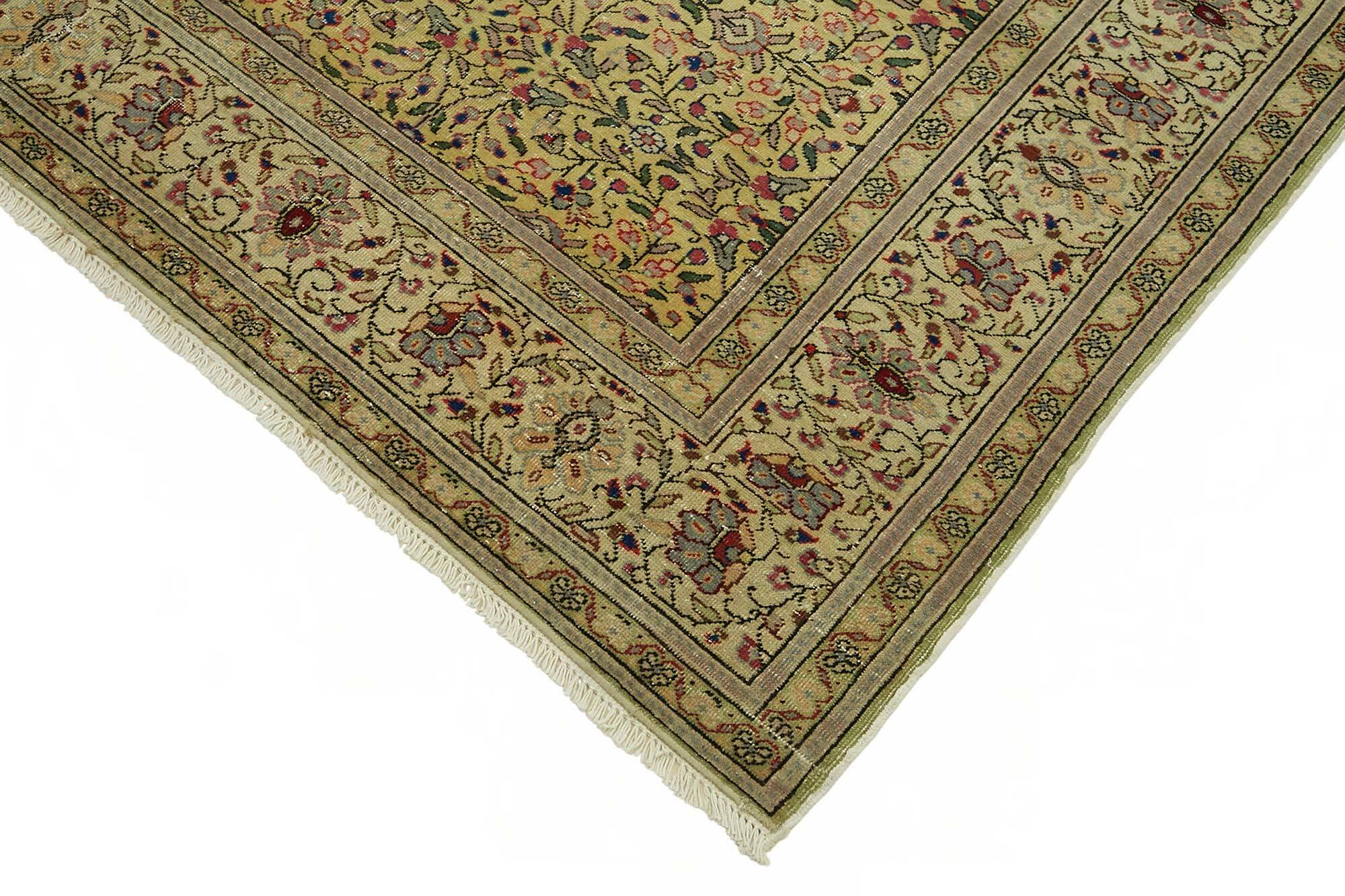 Turkish Wool Vintage Kayseri Rug 194 cm x 297 cm
