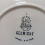 6 dessert plates from the gien pottery