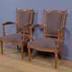 Pair of stained beech armchairs, Louis XVI style – 1950