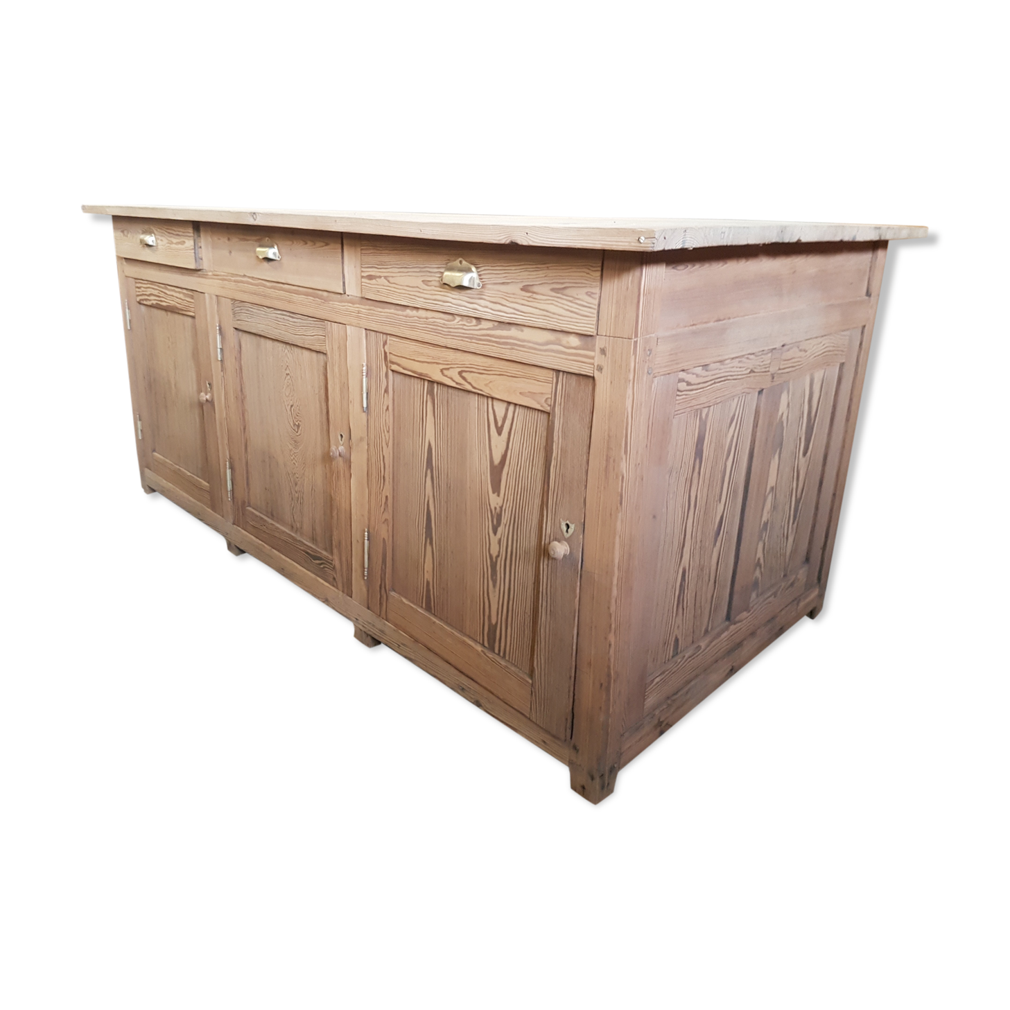 Former furniture ilot comptoir de métier double-sided