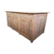 Former furniture ilot comptoir de métier double-sided