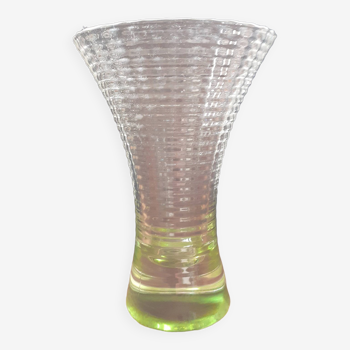 Vase vintage en verre Luminarc