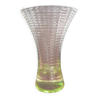 Vase vintage en verre Luminarc