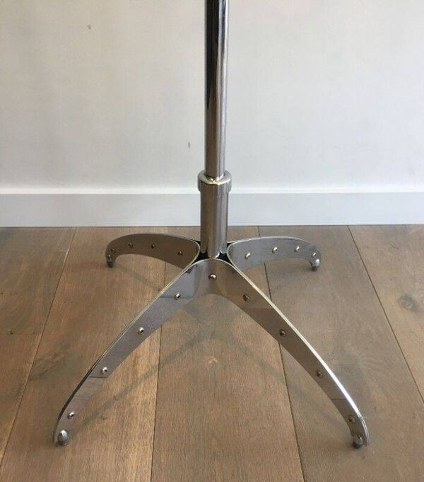 Porte-manteaux design en chrome riveté. Yasuaki Sasamoto ''Dulton'' Askilik