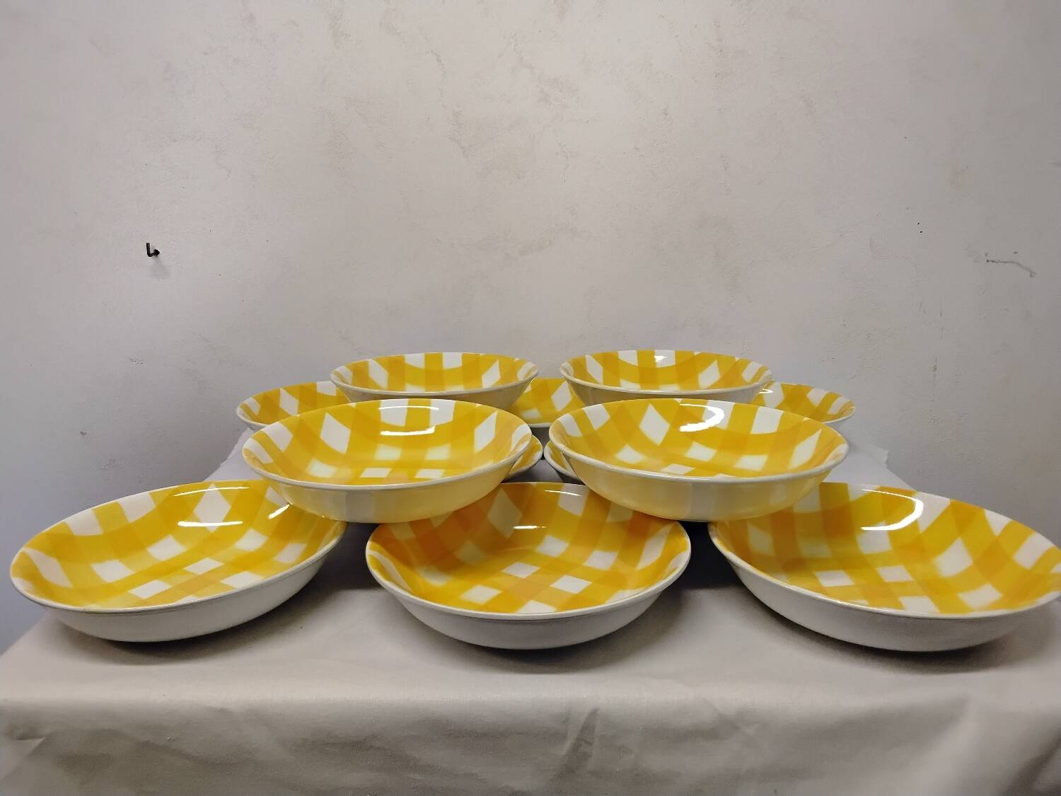 12 hollow plates digoin Sarreguemines