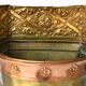 Copper umbrella door with repelled decoration