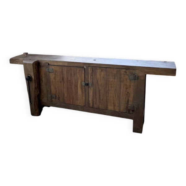 Etabli XL en chêne, 1900