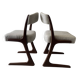 Paire de chaises "Kangourou" Baumann
