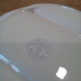 Three Salins pompadour asparagus plates