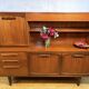 Mid-Century Retro Vintage Stonehill Stateroom Teak Highboard  1960 Danish D