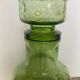 Lot de trois carafes en verre depoli