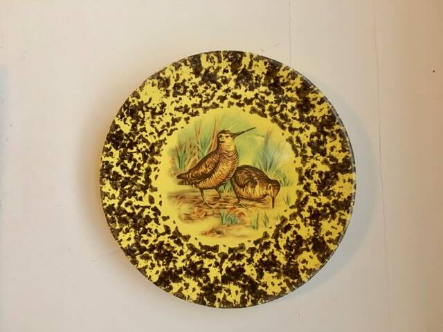 Decorative plates Vallauris era Picault Capron Derval
