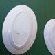 2 oval dishes rooster decorations