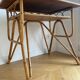 Louis Sognot rattan desk and chair
