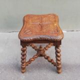 Ancient oak tabouret