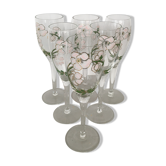 Set de 6 flutes à champagne Perriet-Jouet Art Nouveau