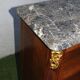 Cabinet bibus library Louis XV rosewood and marble very good condition XIXth siecle