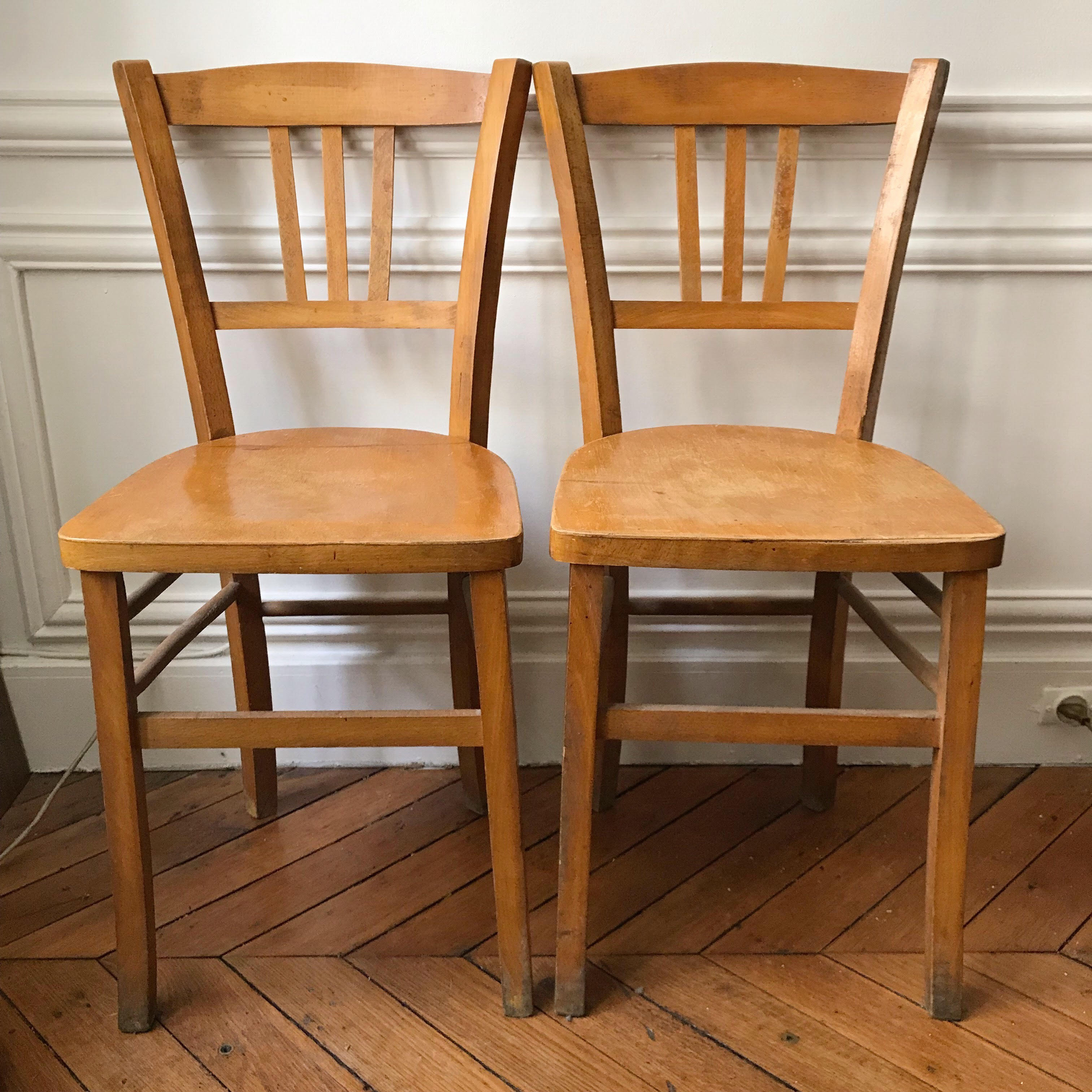 Baumann 50s bistro chair duo
