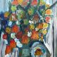 Bouquet art brut signé daté 1967