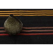 Vintage Turkish Oushak Handmade Wool Cotton Brown Area Rug 128x146