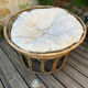 Rattan loveseat