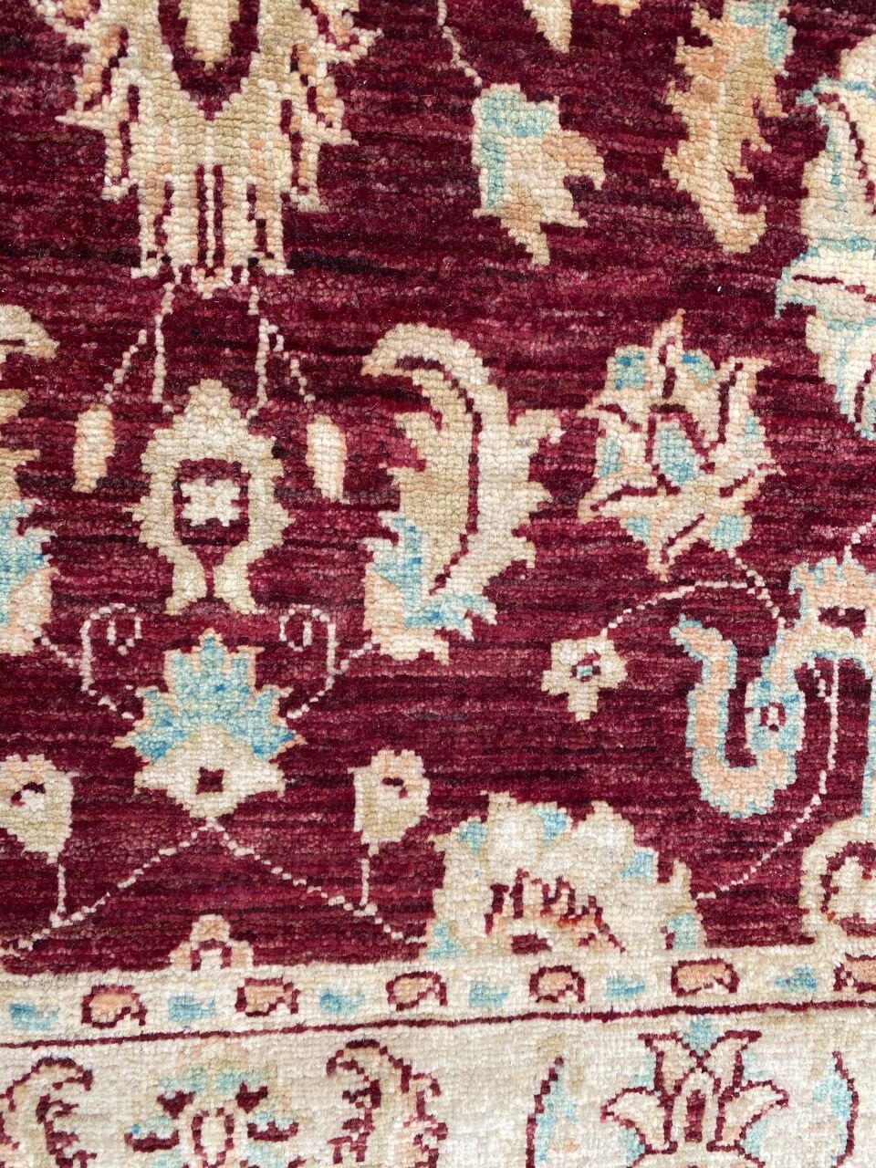 Chobi Afghan contemporary carpet 88x120 cm