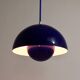 Blue enamelled suspension flowerpot by Verner Panton for Louis Poulsen, Denmark, 1969.
