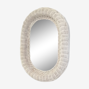 60-year rattan mirror