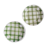 Lot de 2 assiettes à dessert Moulin des loups, Nappe