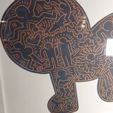 Screen print by Keith Haring
