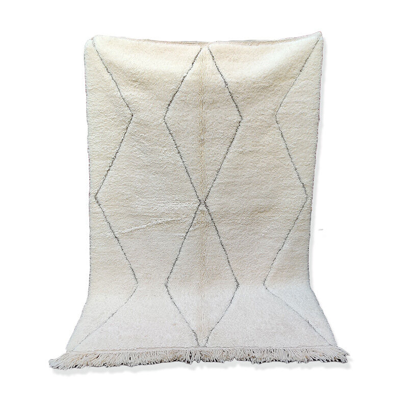 Berber Shaggy wool rug 160x240 cm