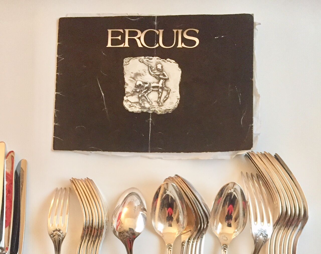 Couverts en argenterie Ercuis 40 pièces