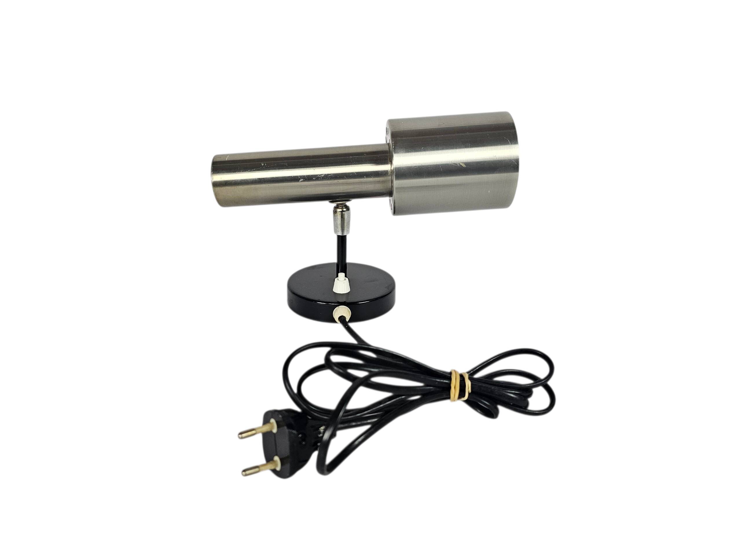 Koch & Lowy - wall spotlight - Stainless Steel - Space Age lighting - Ameri