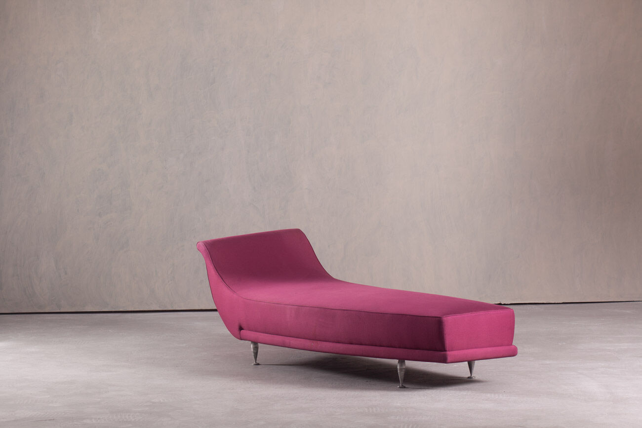 Vintage New Tone chaise longue by Massimo Iosa Ghini for Moroso, Italy 1980s