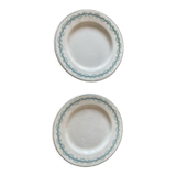 Pair of vintage Iron Earth serving dishes