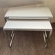 Pair of vintage 70s nesting tables