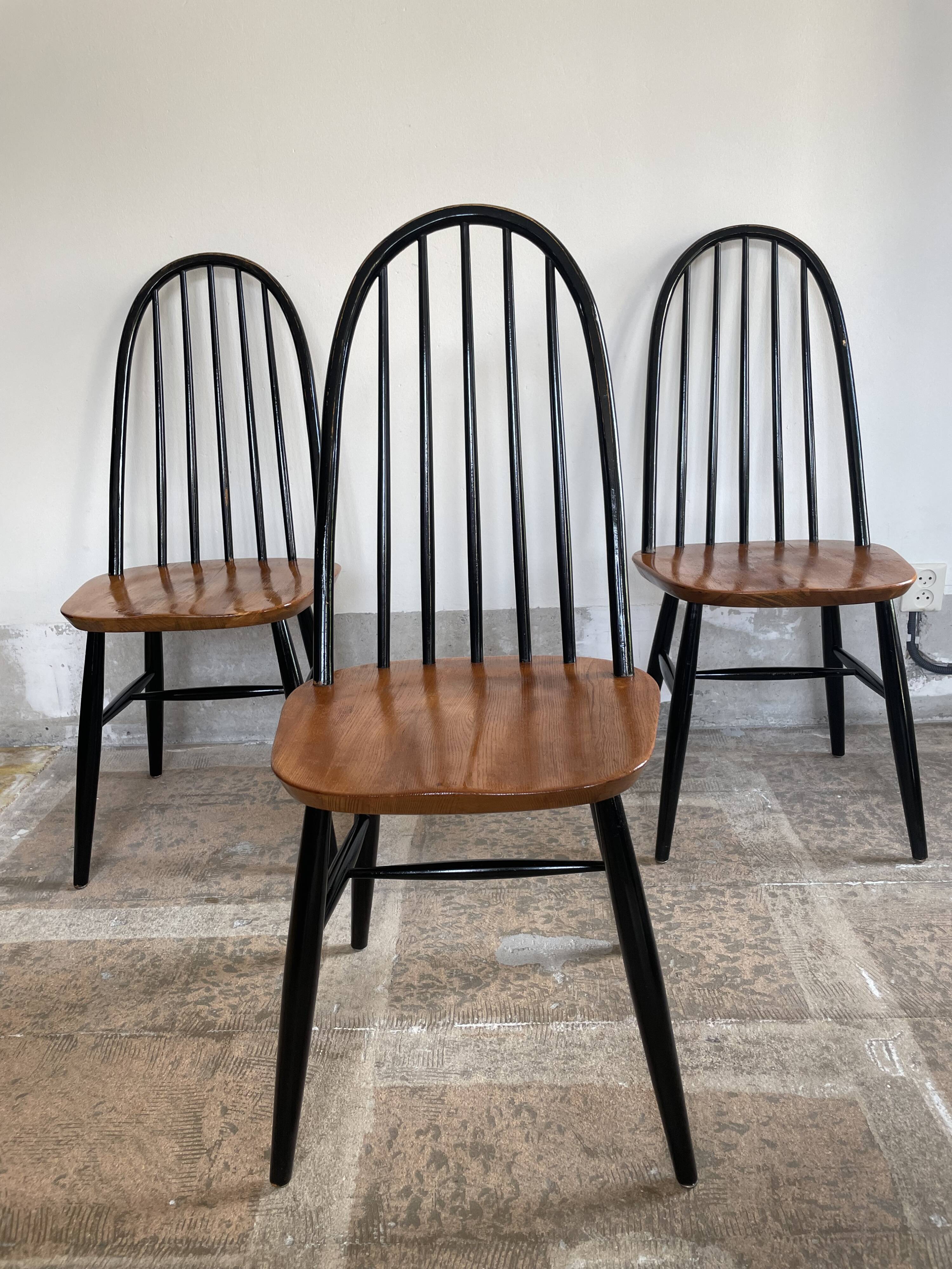 Three Tapiovaara chairs by Pastoe