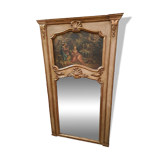 Patinated Louis XV style trumeau