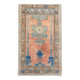 Salmon & Navy Blue Vintage Persian Rug, 131x218 Cm