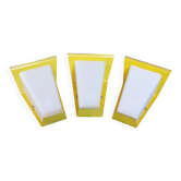 Trio d'appliques modernistes en tôle