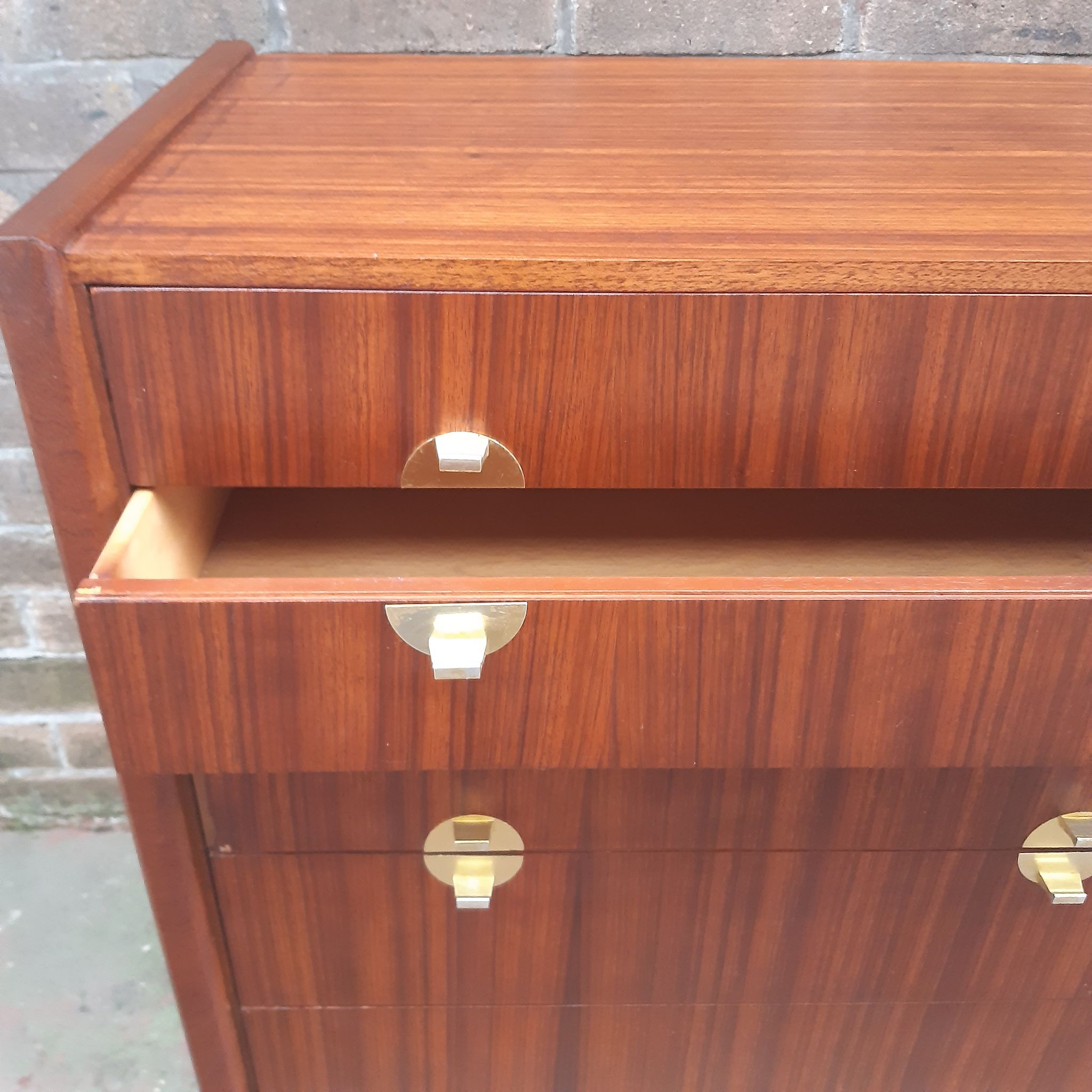 Mid century chest of drawers retro vintage furniture