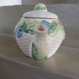 Antique slip teapot