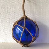 Blue fishing float