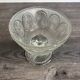 Ancienne coupe sur piédouche en verre