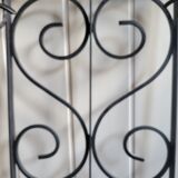 Porte manteau porte chapeau en fer forgé 1960