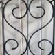 Wrought iron coat and hat rack, 1960s